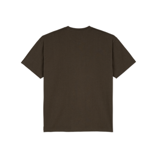 Polar Skate Co. Commitment Tee in Brown with Sirus F Gahan's artwork.