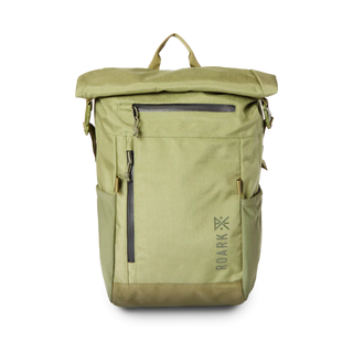 Roark Passenger 27L 2.0 Bag - Light Army with magnetic roll top.