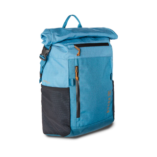 Roark Passenger 27L 2.0 Bag - Slate with magnetic roll top.