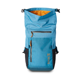 Roark Passenger 27L 2.0 Bag - Slate with magnetic roll top.