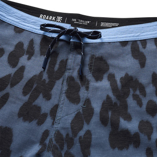 Roark Chiller 17" Mixtape Boardshorts in Sea Leopard Orion with eco-friendly fabric and 4-way stretch.