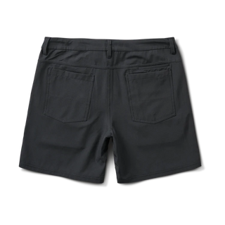 Roark Hybro Hybrid Short 18.5" in black with quick-dry fabric for versatile performance.