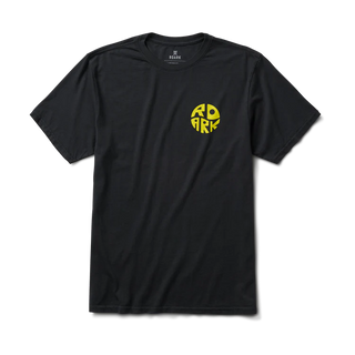 Black Roark Road Trip Club Premium Tee, 100% cotton.