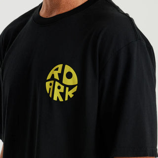 Black Roark Road Trip Club Premium Tee, 100% cotton.