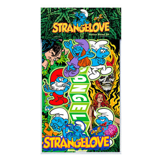Sticker pack with Sativa Blend designs by Strangelove Skateboards.