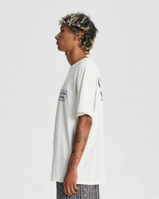 Critical Slide Society Offset Tee - Vintage White, logo design.