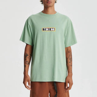 Critical Slide Society Reference Tee - Mint, bold graphic design.