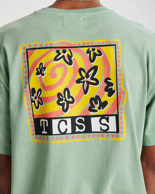 Critical Slide Society Reference Tee - Mint, bold graphic design.