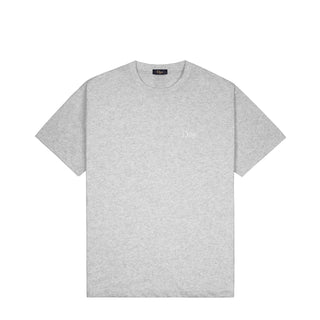 Dime MTL Classic Small Logo T-Shirt in Heather Gray with embroidered logo.