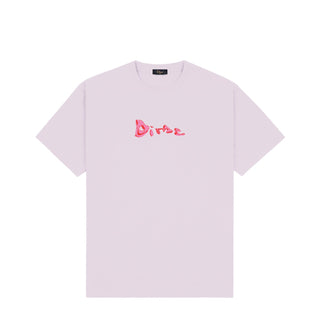 Dime MTL Ore T-Shirt in Dusty Pink with screen-printed logo.