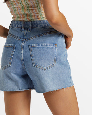 Riley Cut-Off Denim Shorts