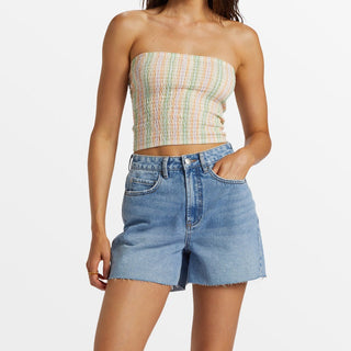 Riley Cut-Off Denim Shorts