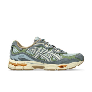 ASICS GEL-NYC Shoes in Cold Moss/Fjord Grey with advanced underfoot comfort and retro-modern blend.