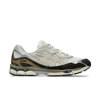 ASICS GEL-NYC Shoes in Cream/Cream, inspired by early 2000s running styles.