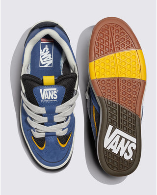 Vans Skate Mixxa Shoe in Navy/Grey with DURACAP™ and SickStick™.