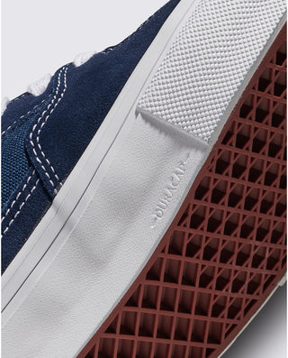 Vans Skate Half Cab Shoes in Navy/Burgundy with DURACAP™ and PopCush™.