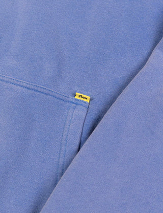 Heavyweight fleece hoodie with relaxed fit and ribbed accents.