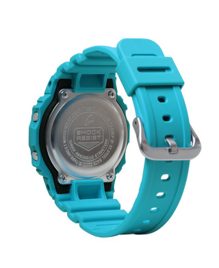 G-SHOCK DW-5600EP-2 with vibrant colors, shock resistance, and 200-meter water resistance.