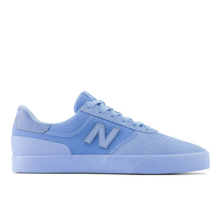 New Balance Numeric Jake Hayes 272 skate shoe in Baby Blue with suede and canvas upper, vulcanized sole, and one-piece toe design.