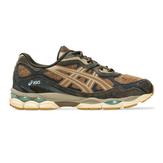 ASICS GEL-NYC sneaker in Brown Storm/Tan Presidio, inspired by GEL-NIMBUS® 3 and GEL-CUMULUS® 16.