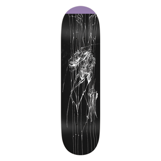 There Chandler 28082 8.62" Skateboard Deck with 7-ply maple construction, Chandler Burton pro model design.