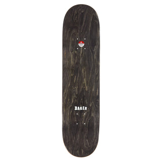 Baker Brand Logo 8.25 Skateboard Deck, popsicle shape, 7-ply construction, mellow concave.