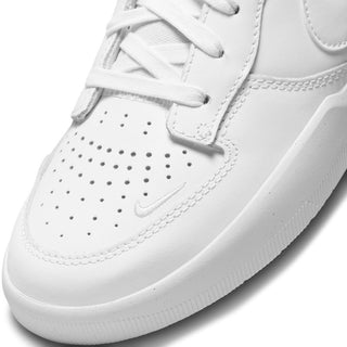 Nike SB Force 58 Premium Skate Shoes White/White